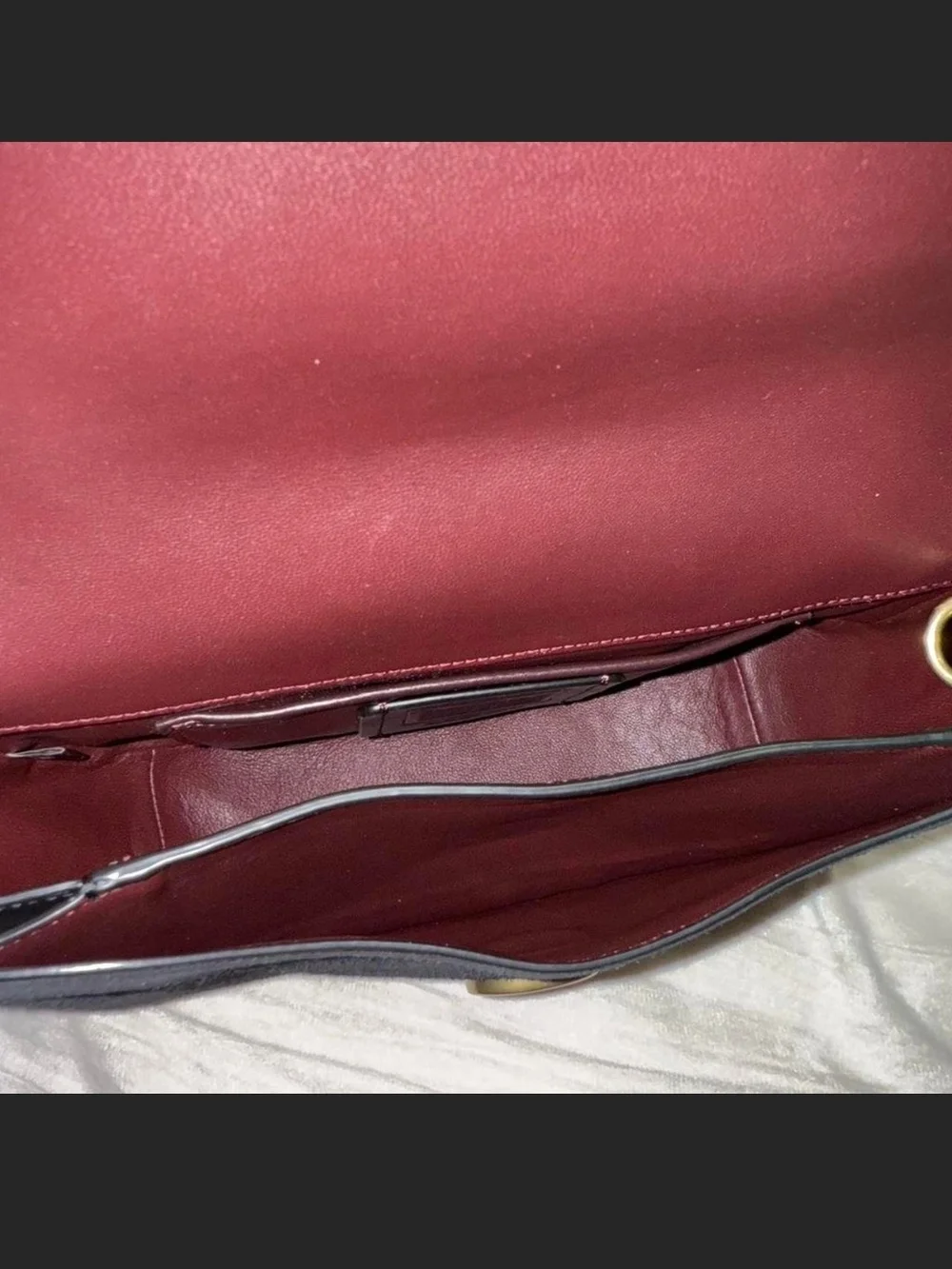 Coach Black Suede and Leather Saddle Crossbody with Gold Hardware